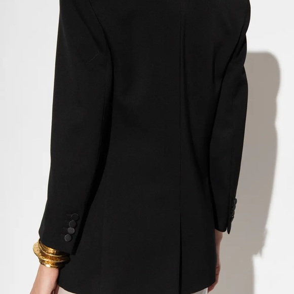 Saint-Laurent blazer tuxedo grain de poudre - Picture 4 of 10